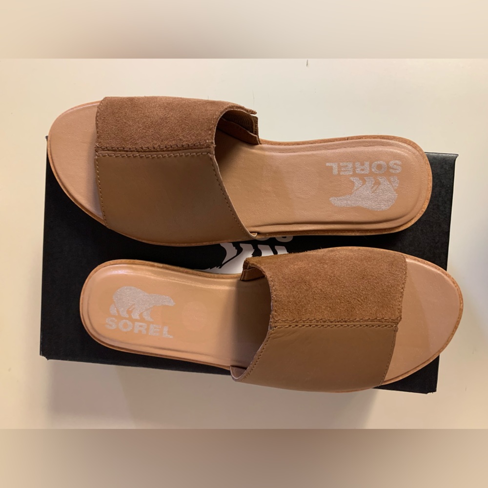 Sorel Ella II Block Slide Flat Sandal